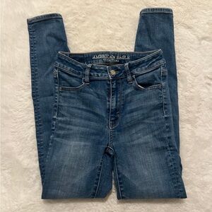 American Eagle size 00 high rise jegging regular super stretch